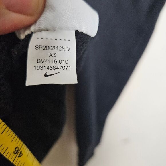 Nike Sportswear Essential Funnel-Neck Fleece Pullover Hoodie BV4116 XS Black - Picture 3 of 4